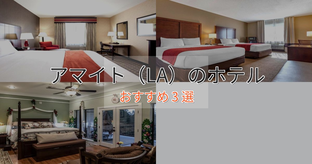 上質な空間アマイト（LA）の優雅なホテル3選【大人の旅行】